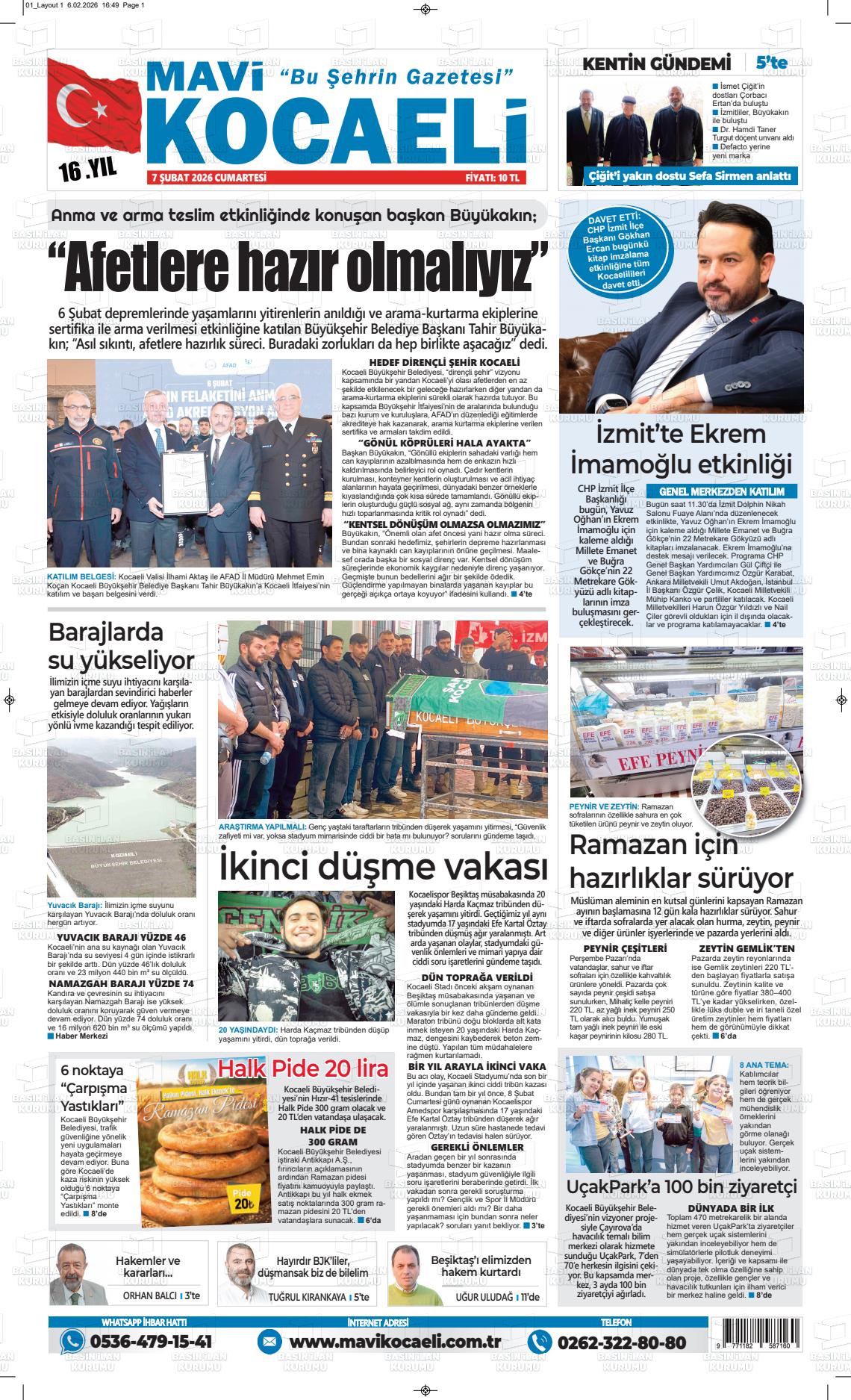 Kocaeli Mavi 07.02.2026