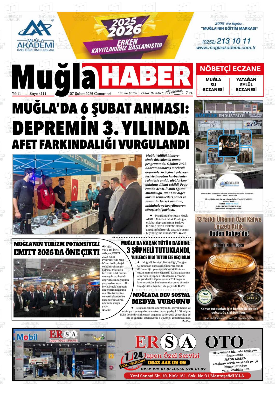 Mugla Haber 07.02.2026