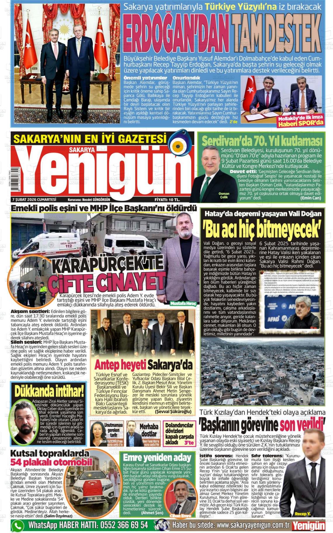 Sakarya Yenigun 07.02.2026