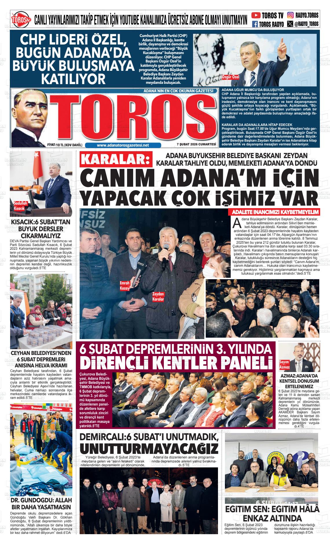 Antalya Toros 07.02.2026