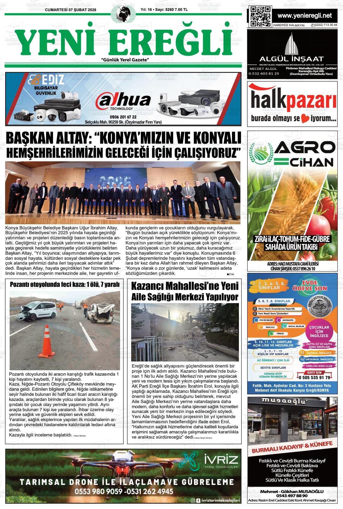 Konya Yenieregli 07.02.2026