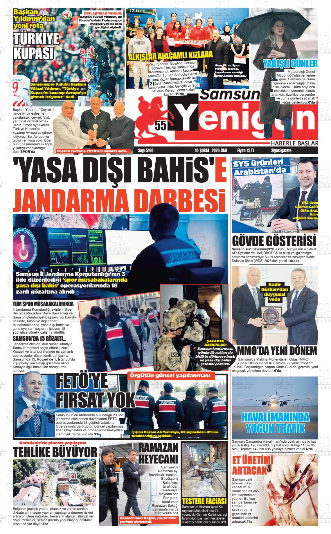 Samsun 55 Yenigun 10.02.2026