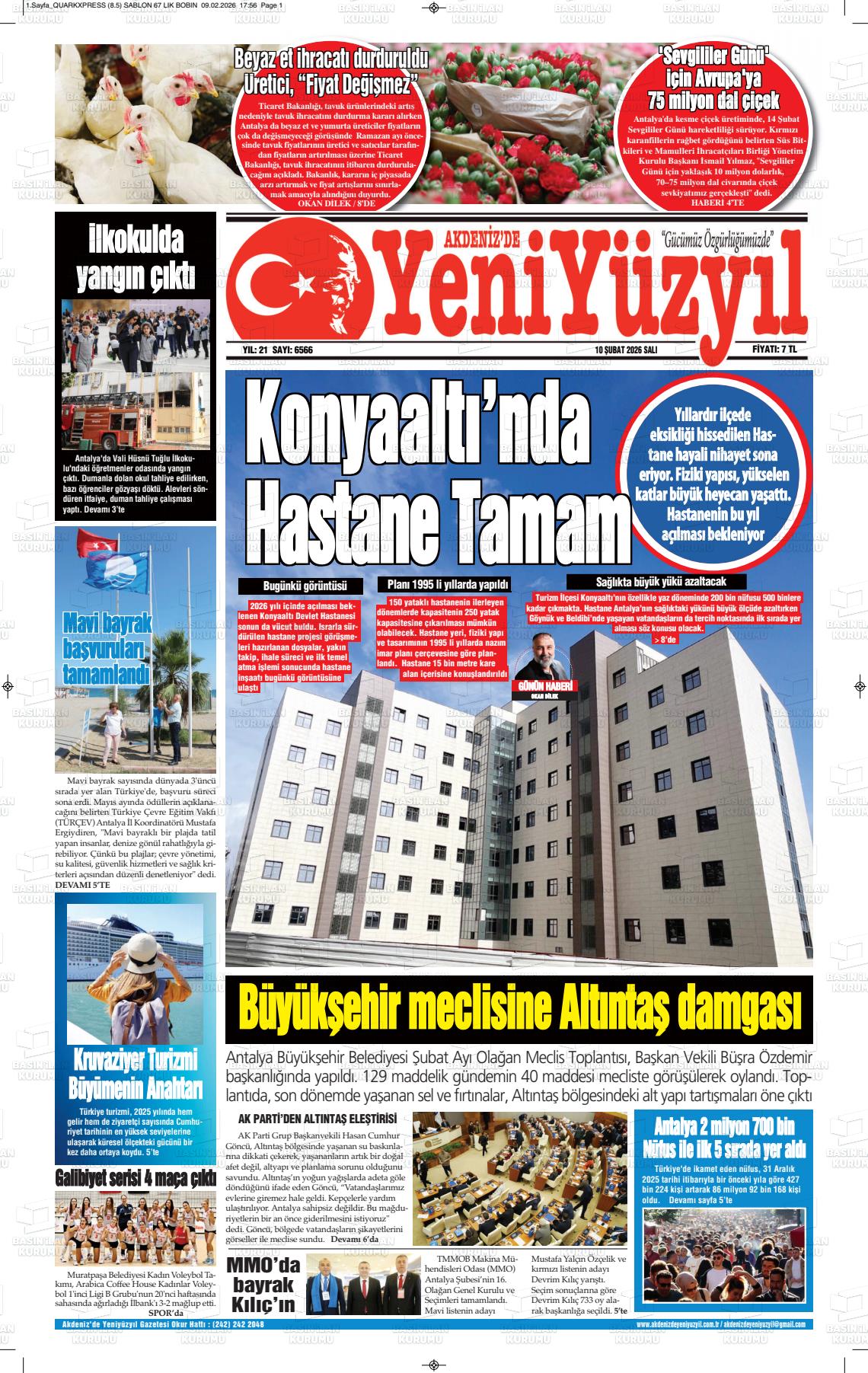Antalya Akdenizdeyeniyuzyil 10.02.2026