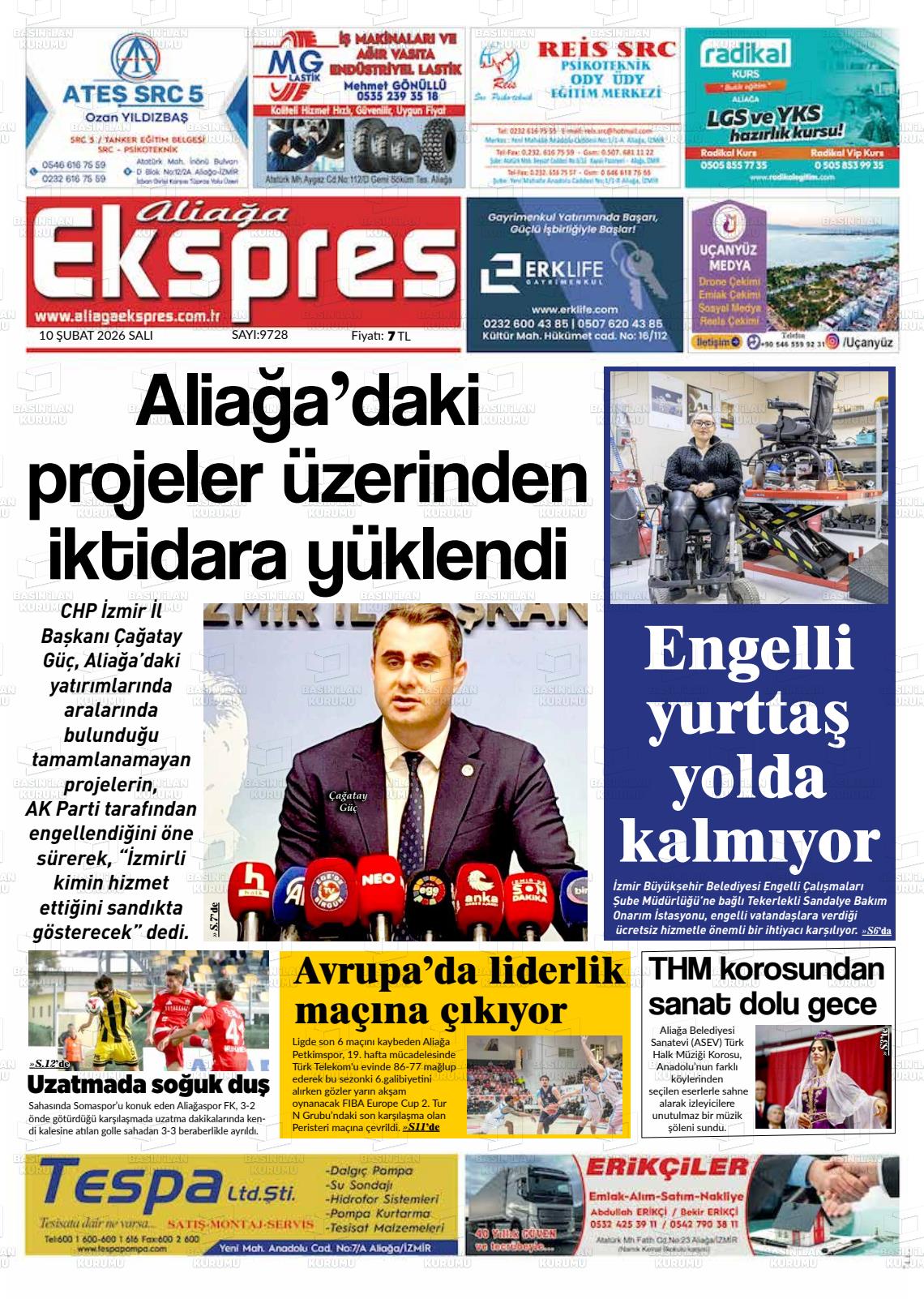 Izmir Aliagaekspres 10.02.2026