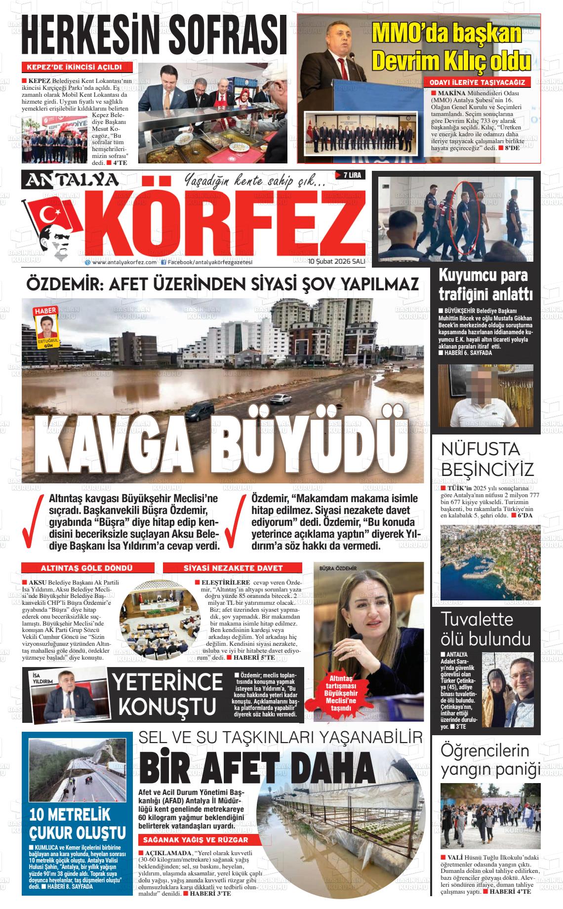 Antalya Korfez 10.02.2026