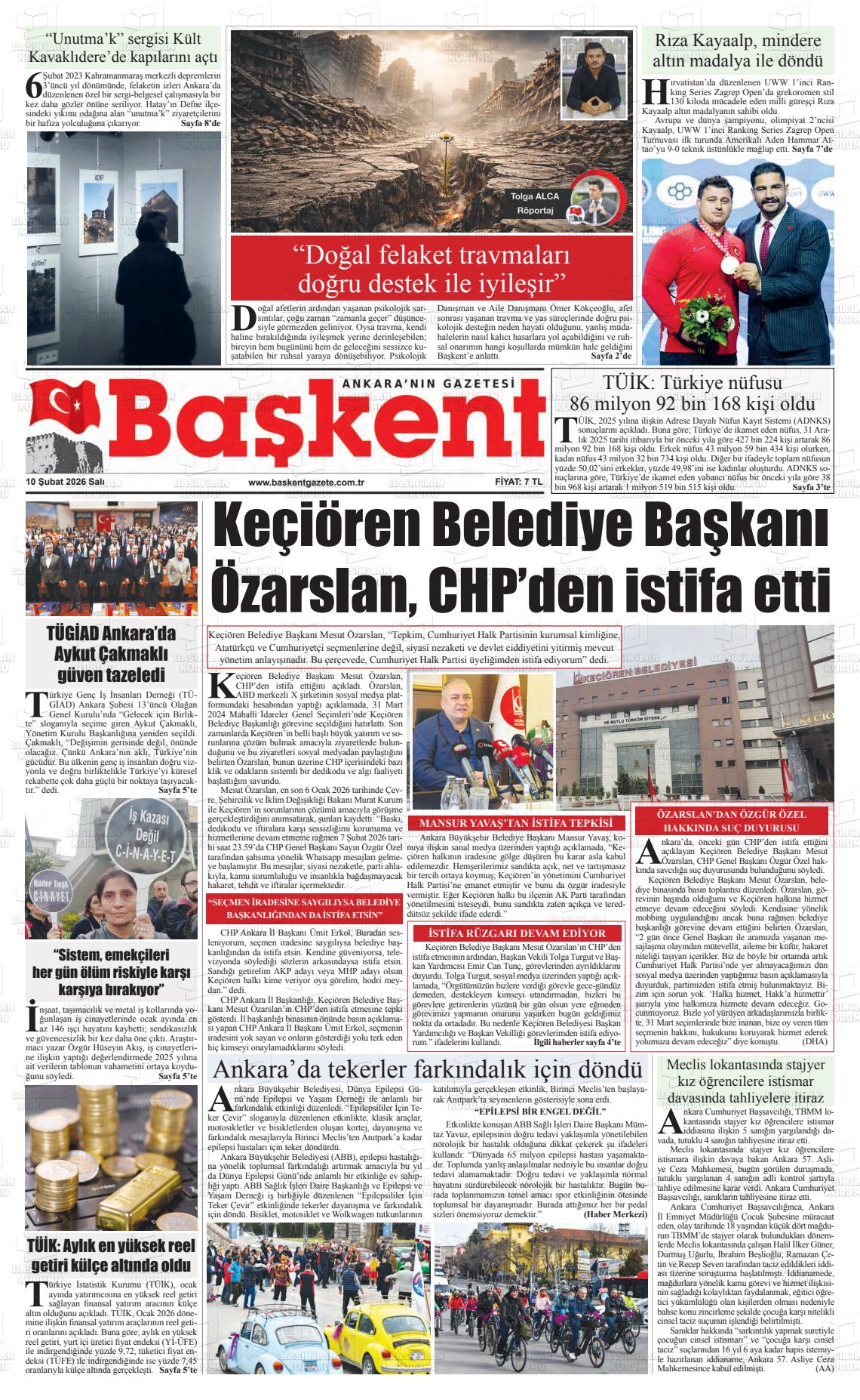 Ankara Baskent 10.02.2026