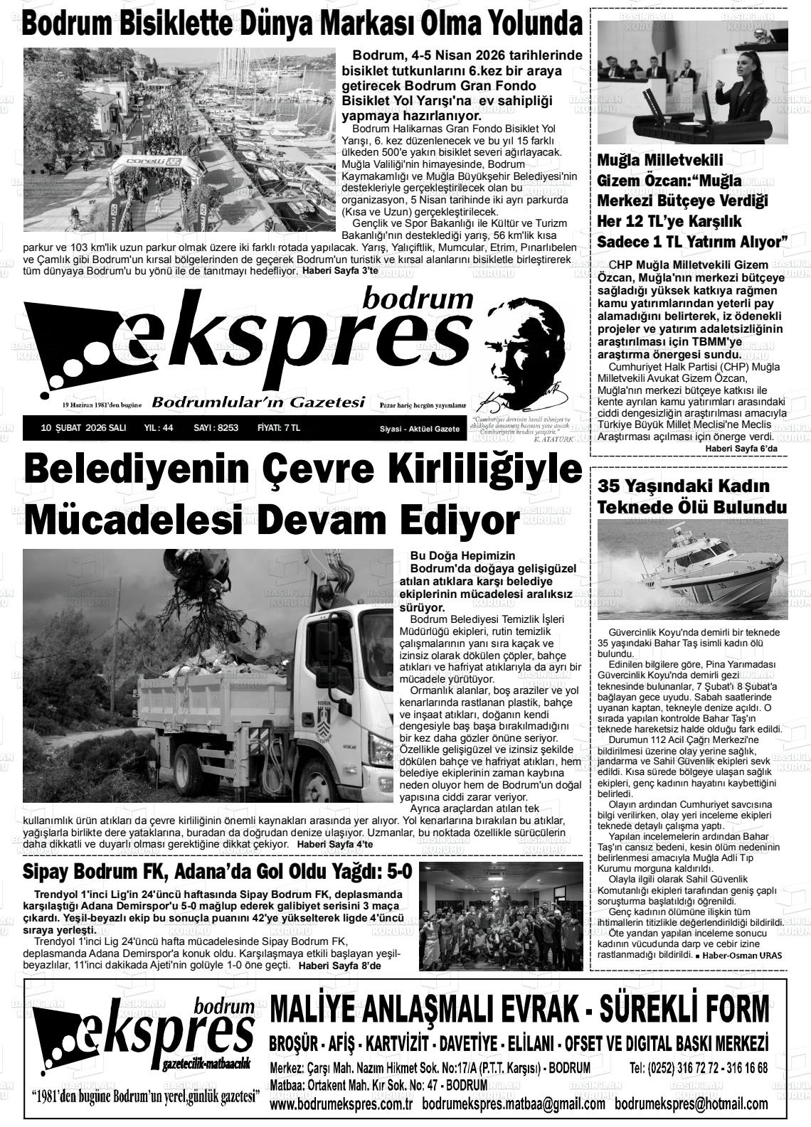 Mugla Ekspresbodrum 10.02.2026