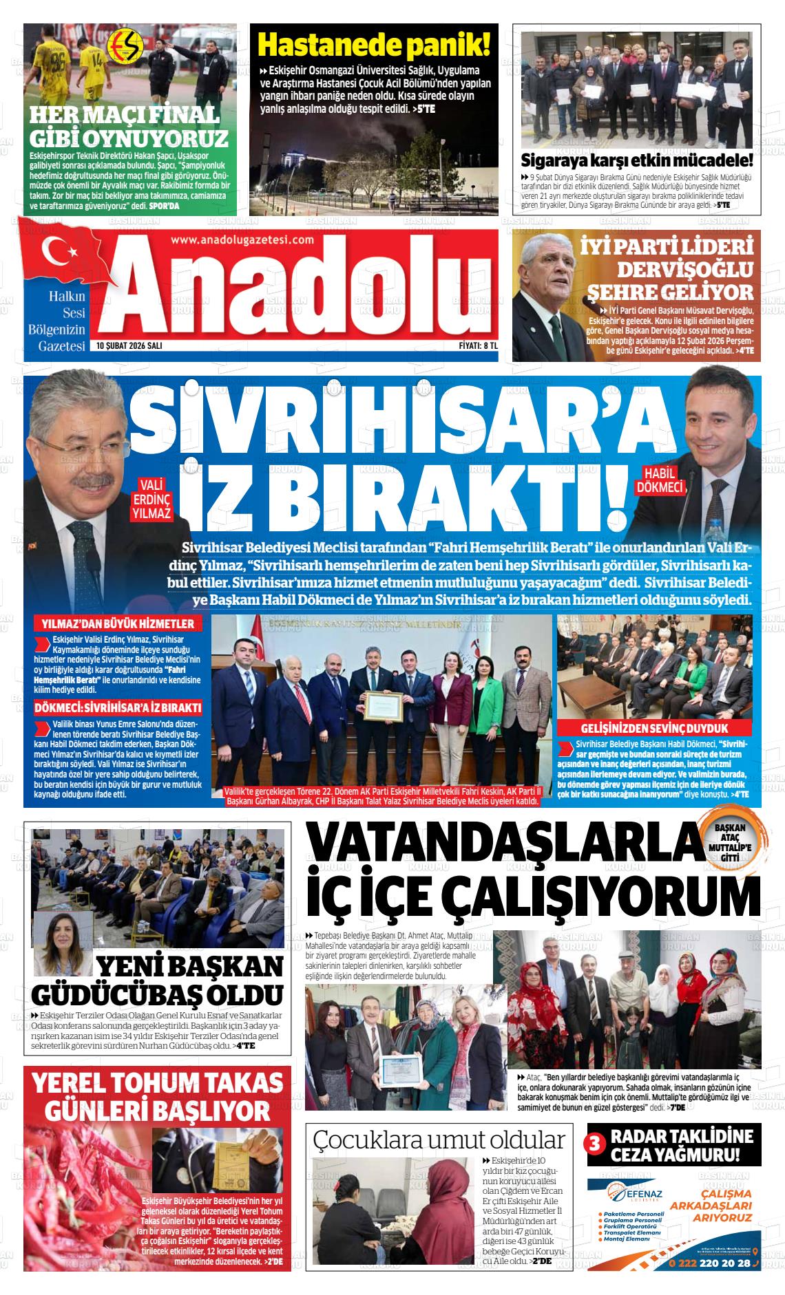 Eskisehir Anadolu 10.02.2026