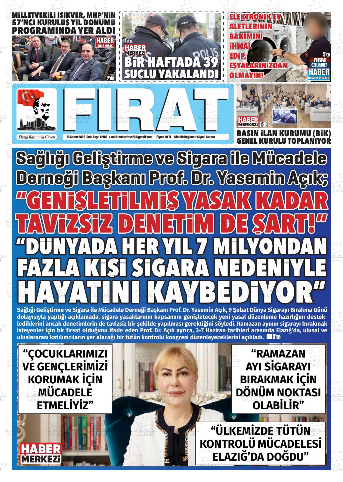 Elazig Firatgazetesi 10.02.2026