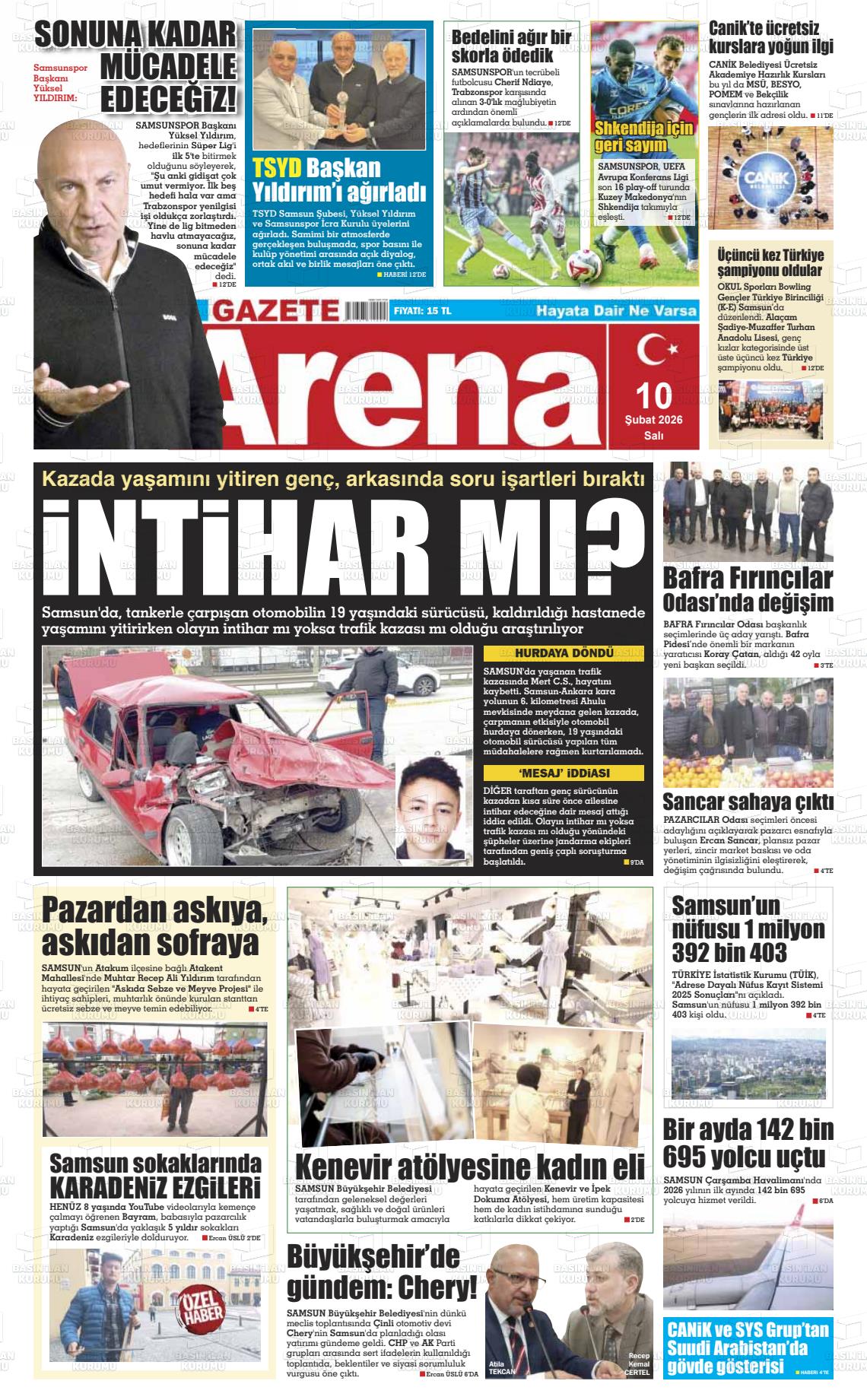 Samsun Gazetearena 10.02.2026