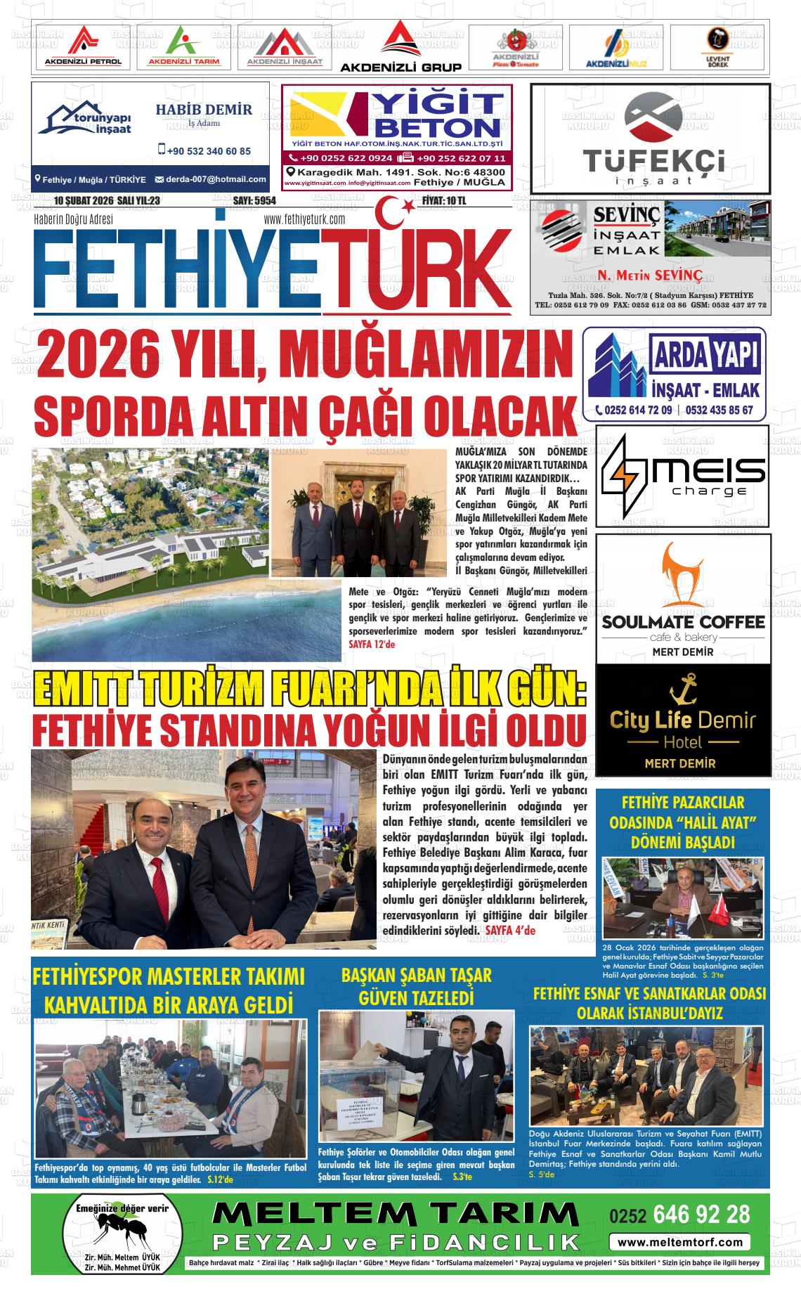 Mugla Gozdefethiye 10.02.2026