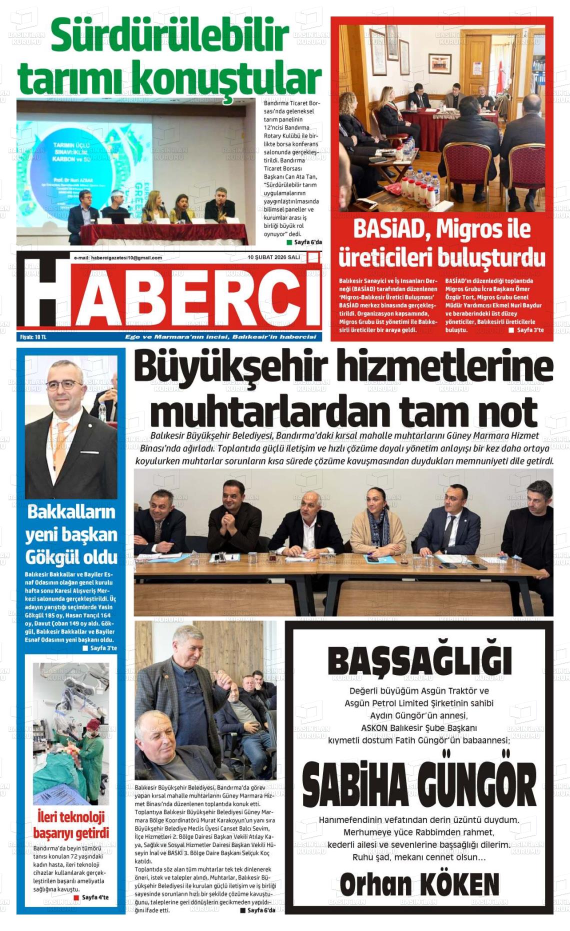 Mersin Haberci 10.02.2026