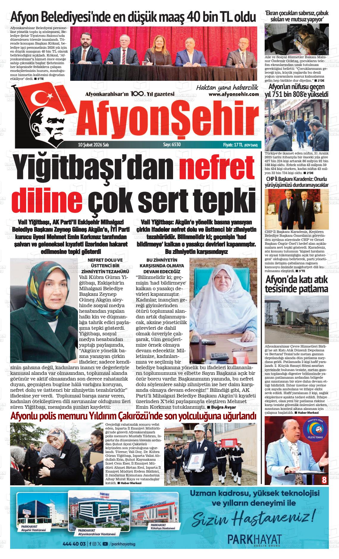 Afyonkarahisar Hisar 10.02.2026