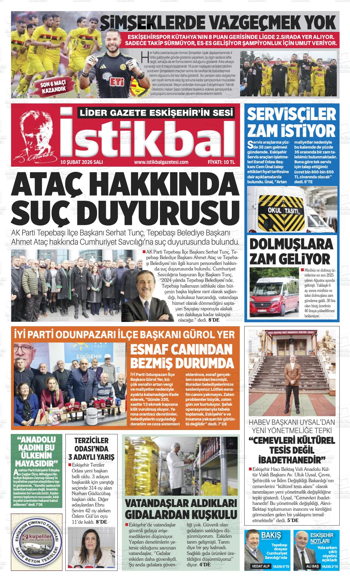 Eskisehir Istikbal 10.02.2026