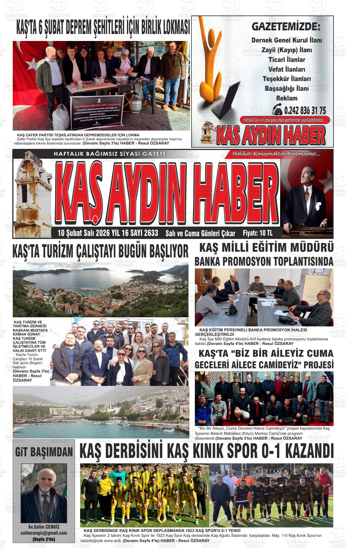 Antalya Kasaydinheber 10.02.2026