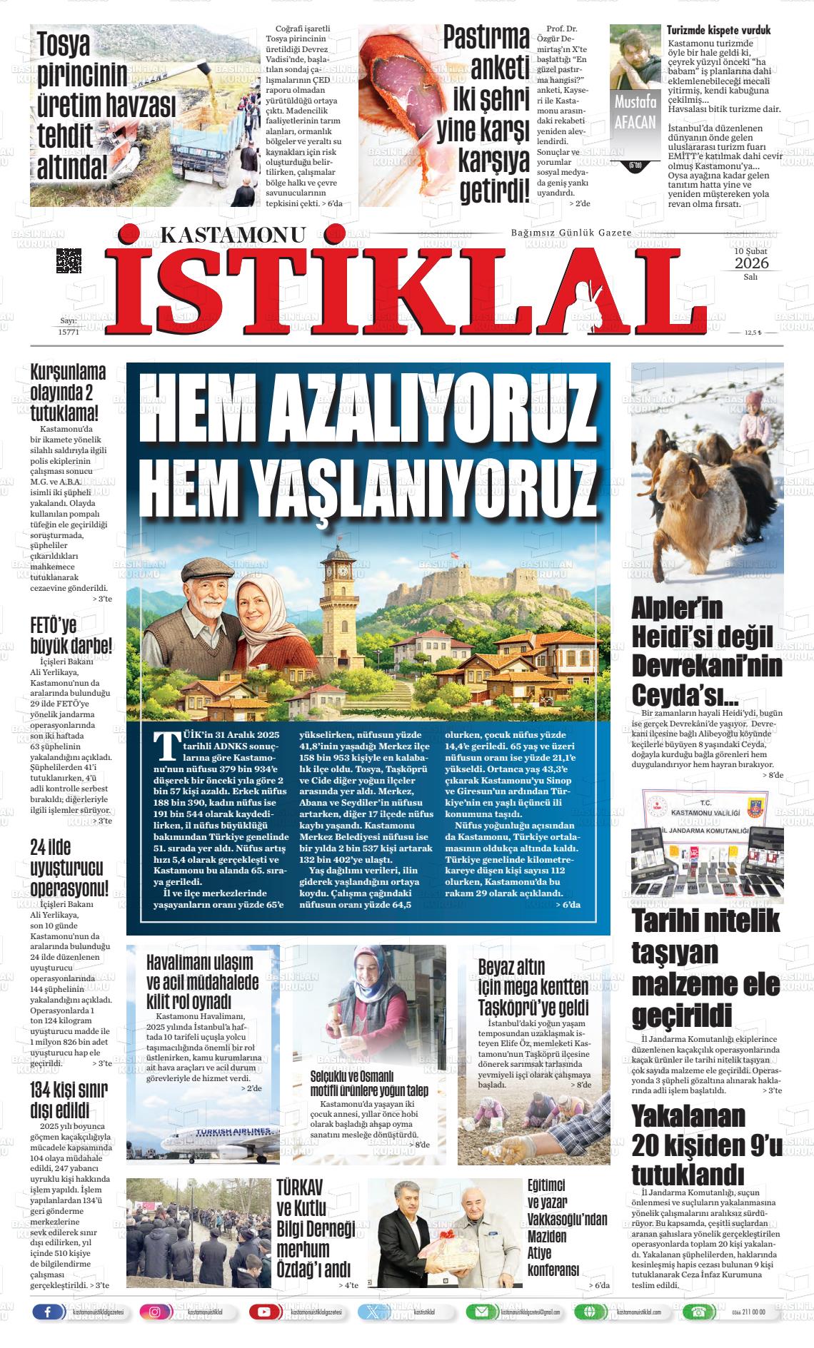 Kastamonu 10.02.2026