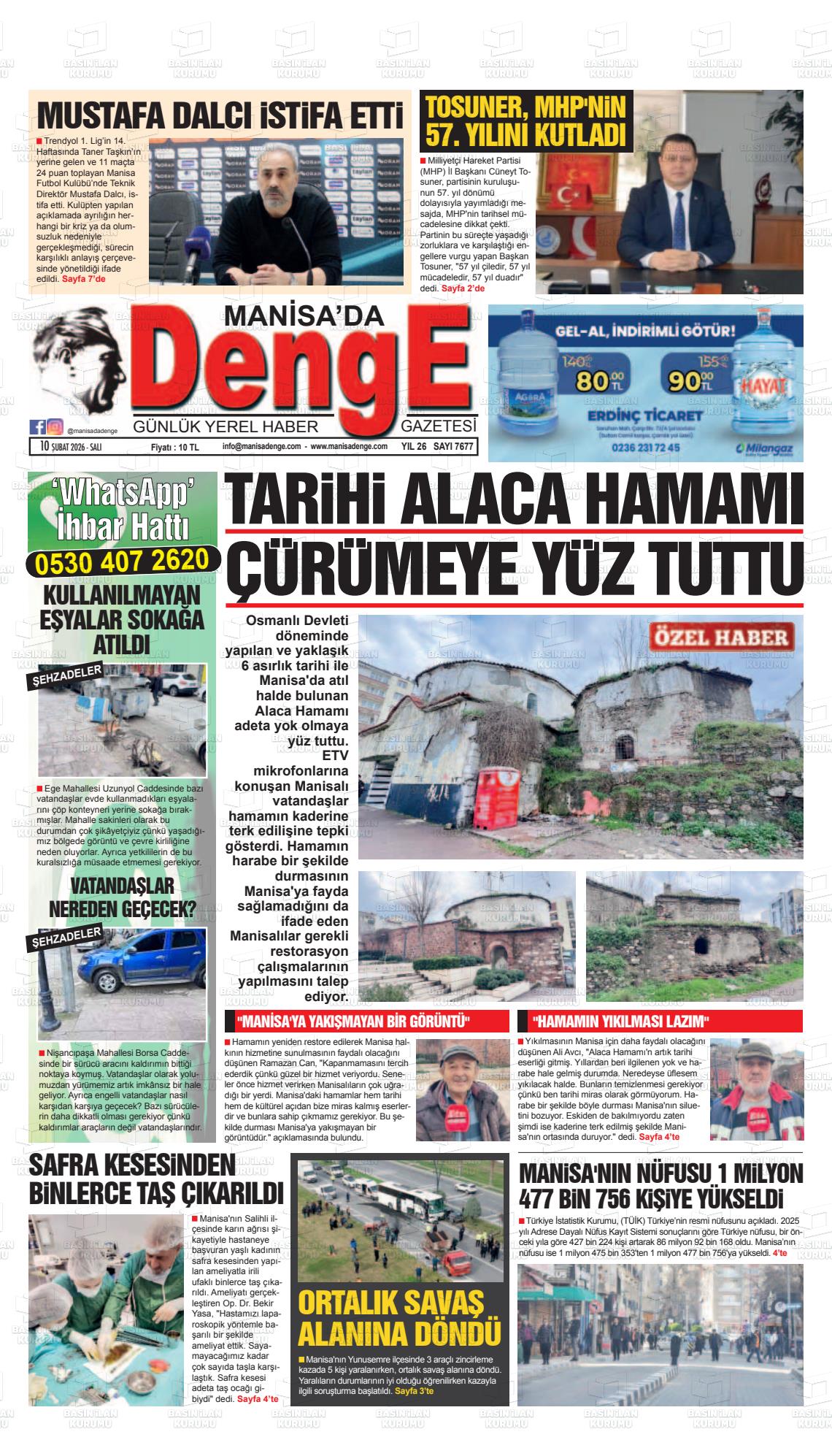 Manisa Dadenge 10.02.2026