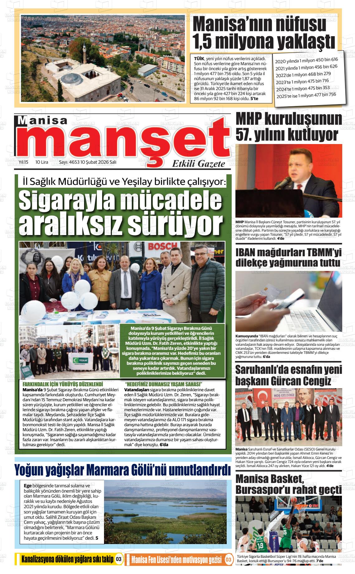 Manisa Manset 10.02.2026
