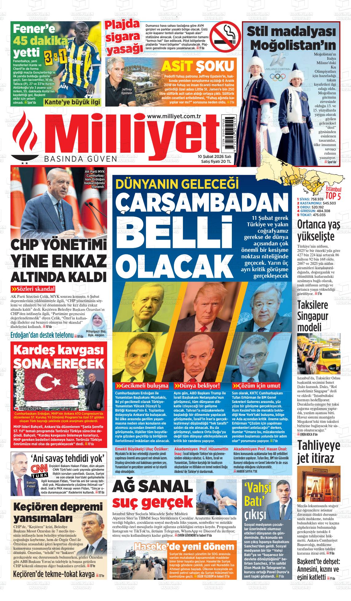 Milliyet Gazetesi 10.02.2026