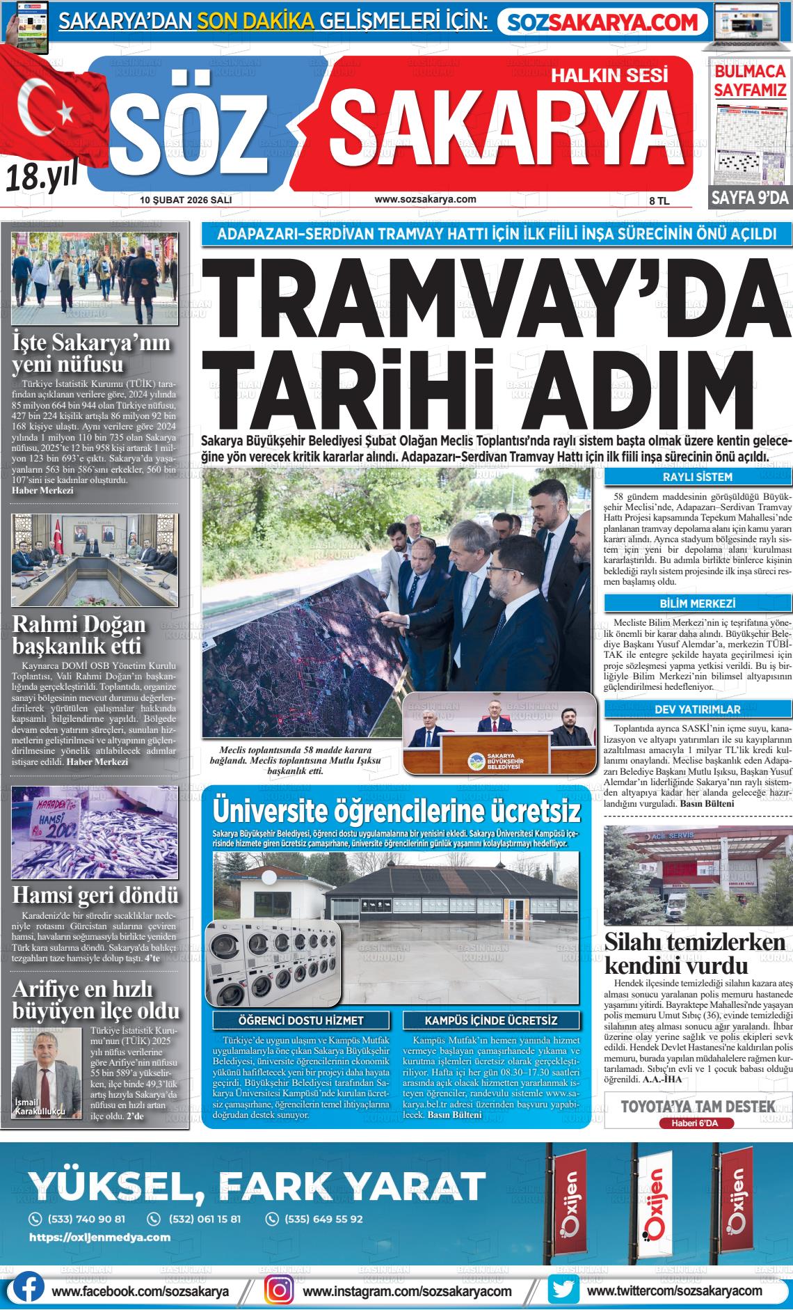 Sakarya Halk 10.02.2026