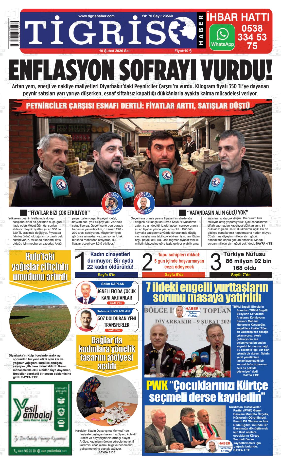 Diyarbakir Tirgis 10.02.2026