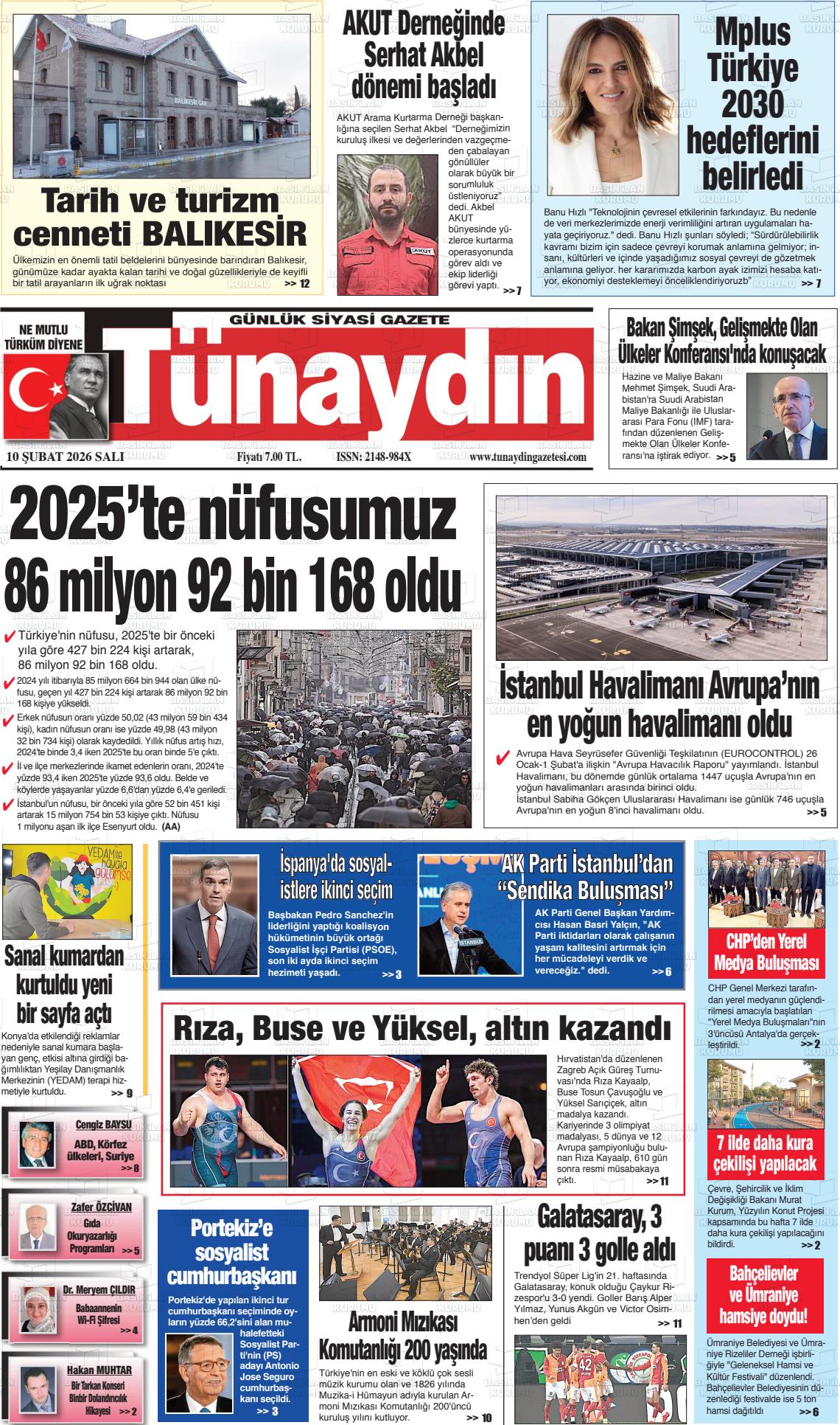 Istanbul Tunaydin 10.02.2026