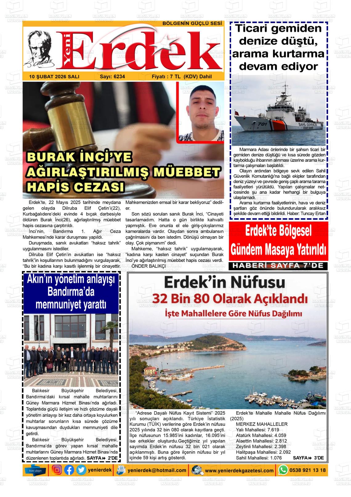 Balikesir Yenierdek 10.02.2026