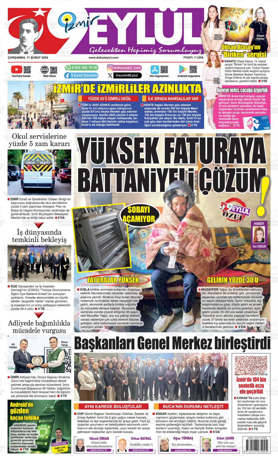 Izmir 9 Eylul 11.02.2026