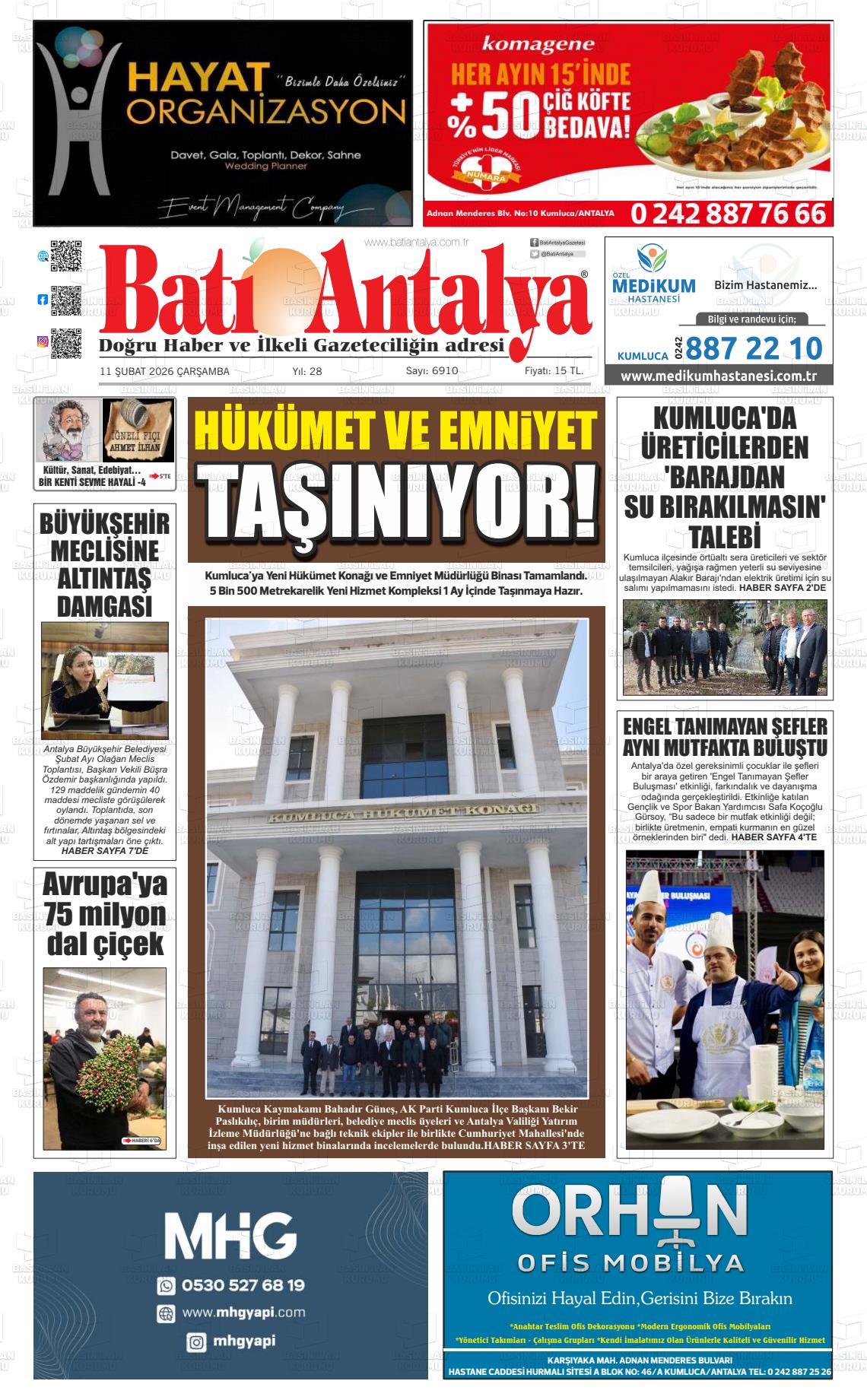 Antalya Bati 11.02.2026