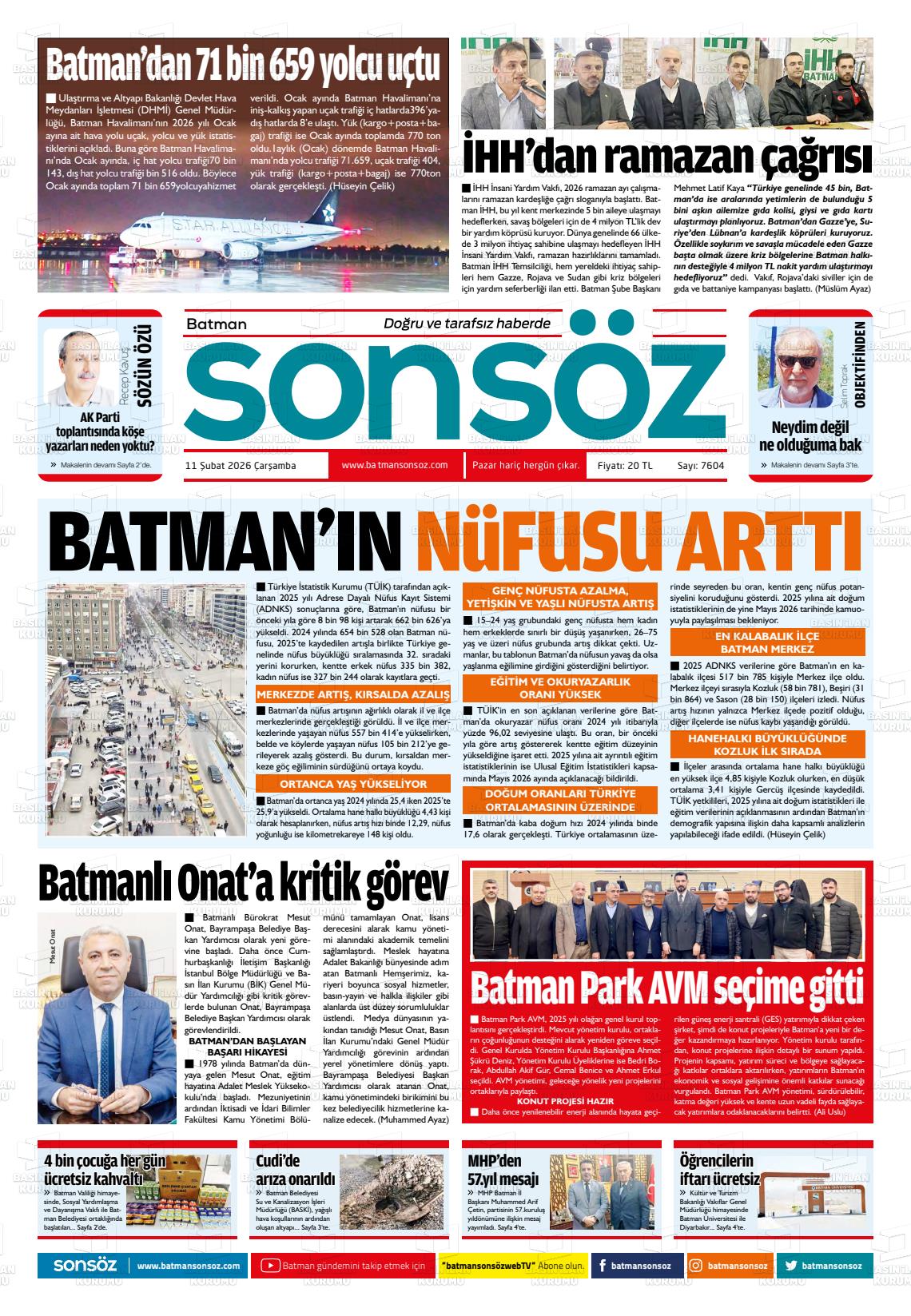 Batman Sonsoz 11.02.2026