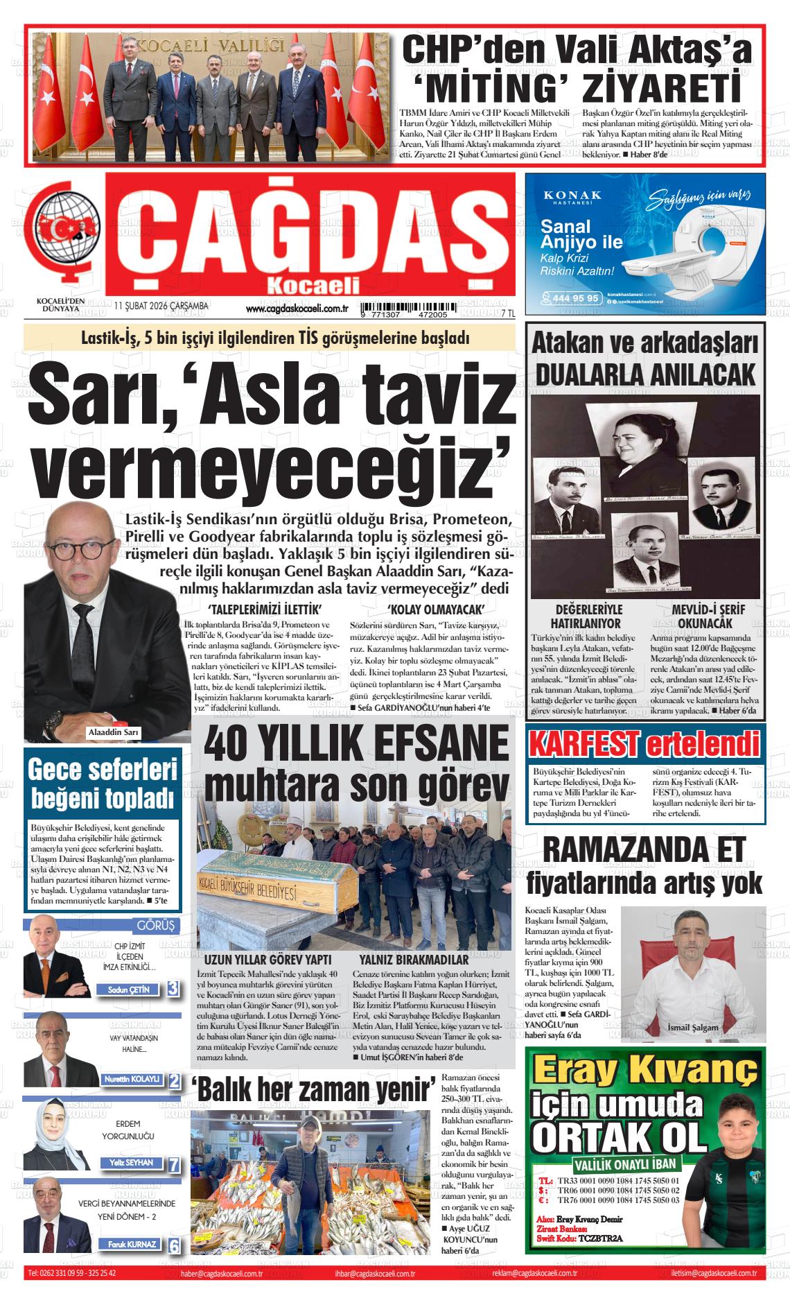 Kocaeli Cagdas 11.02.2026