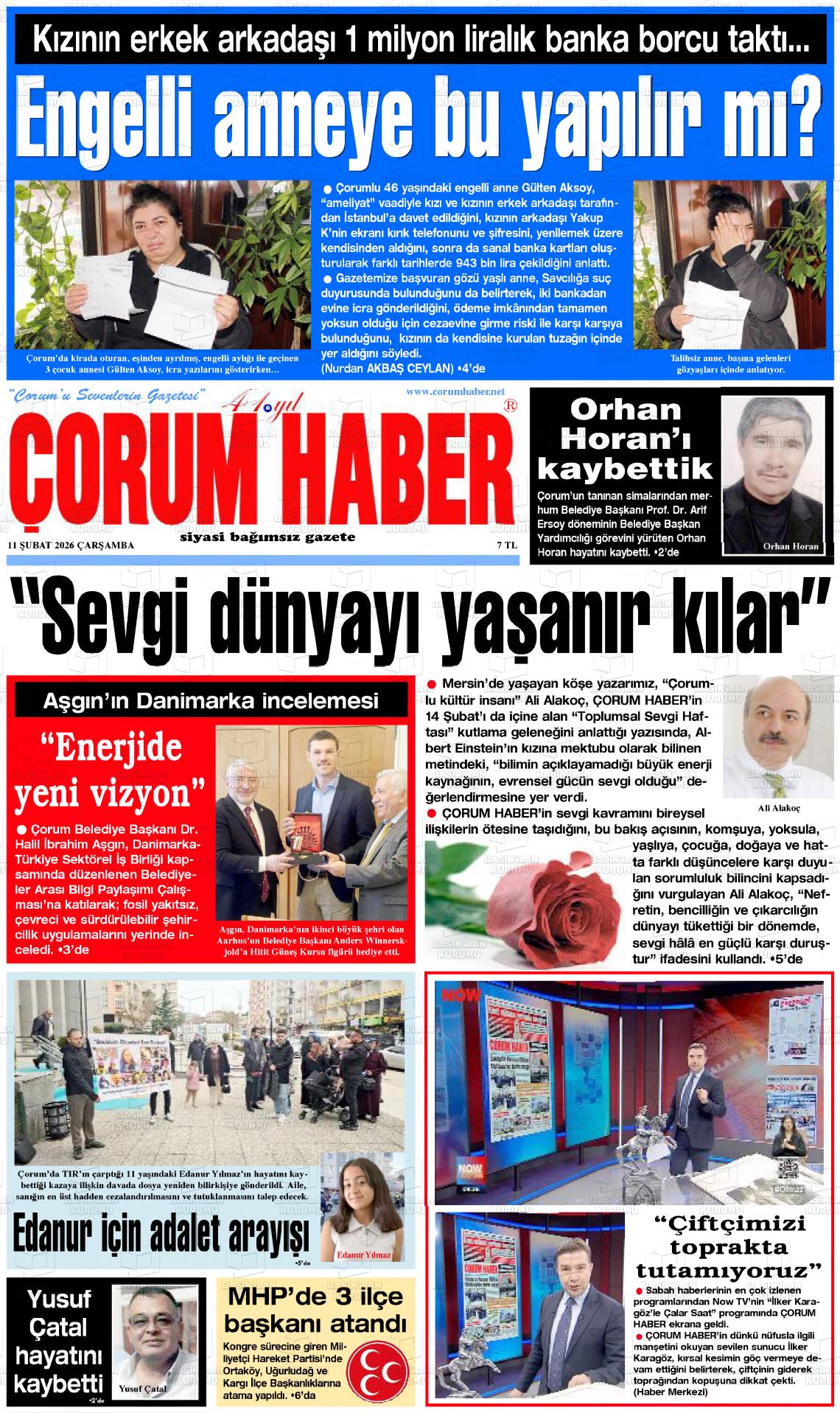 Corum Haber 11.02.2026