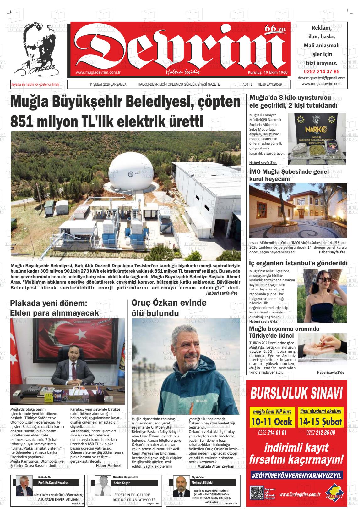 Tekirdag Devrim 11.02.2026