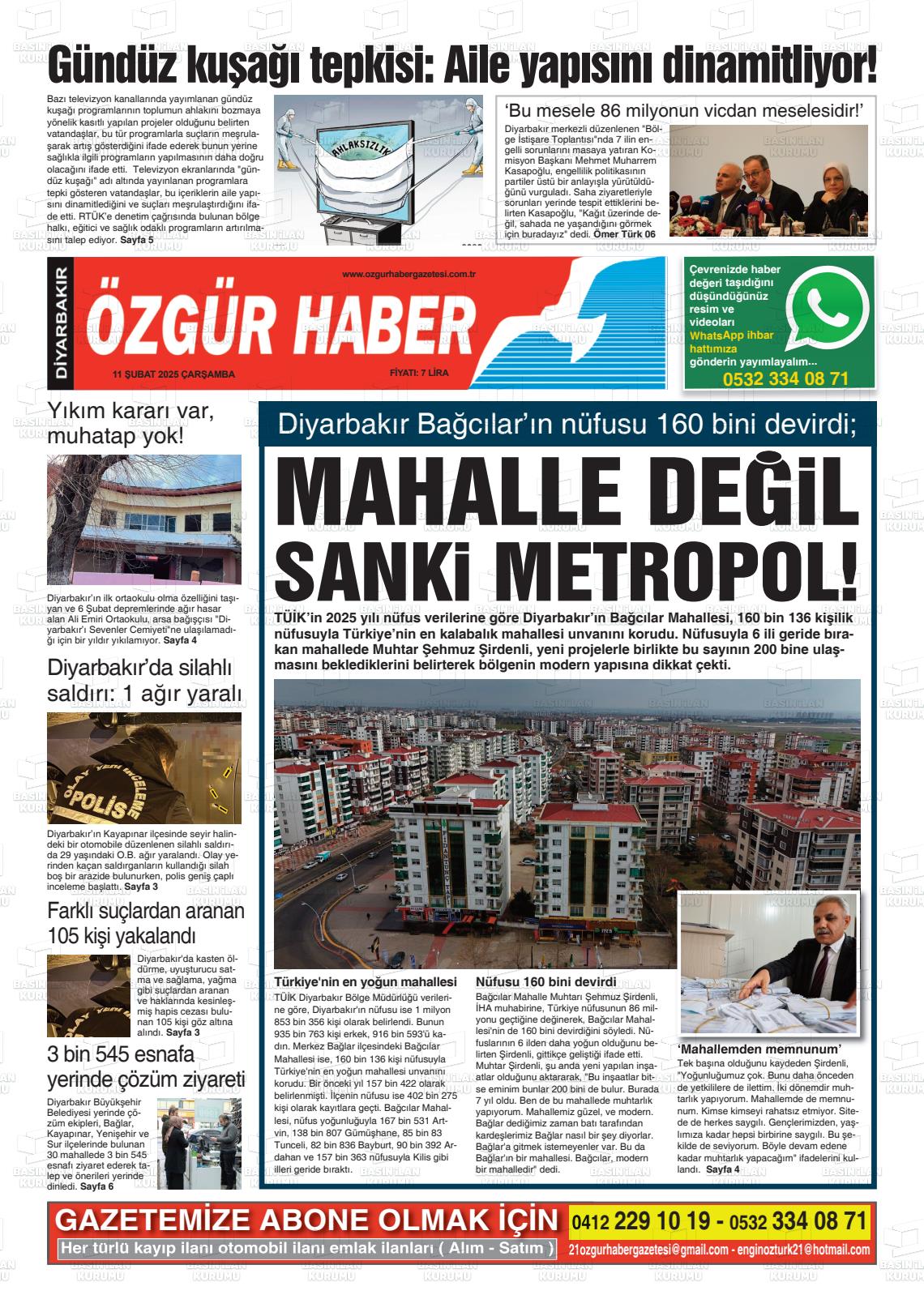 Diyarbakir Ozgurhaber 11.02.2026