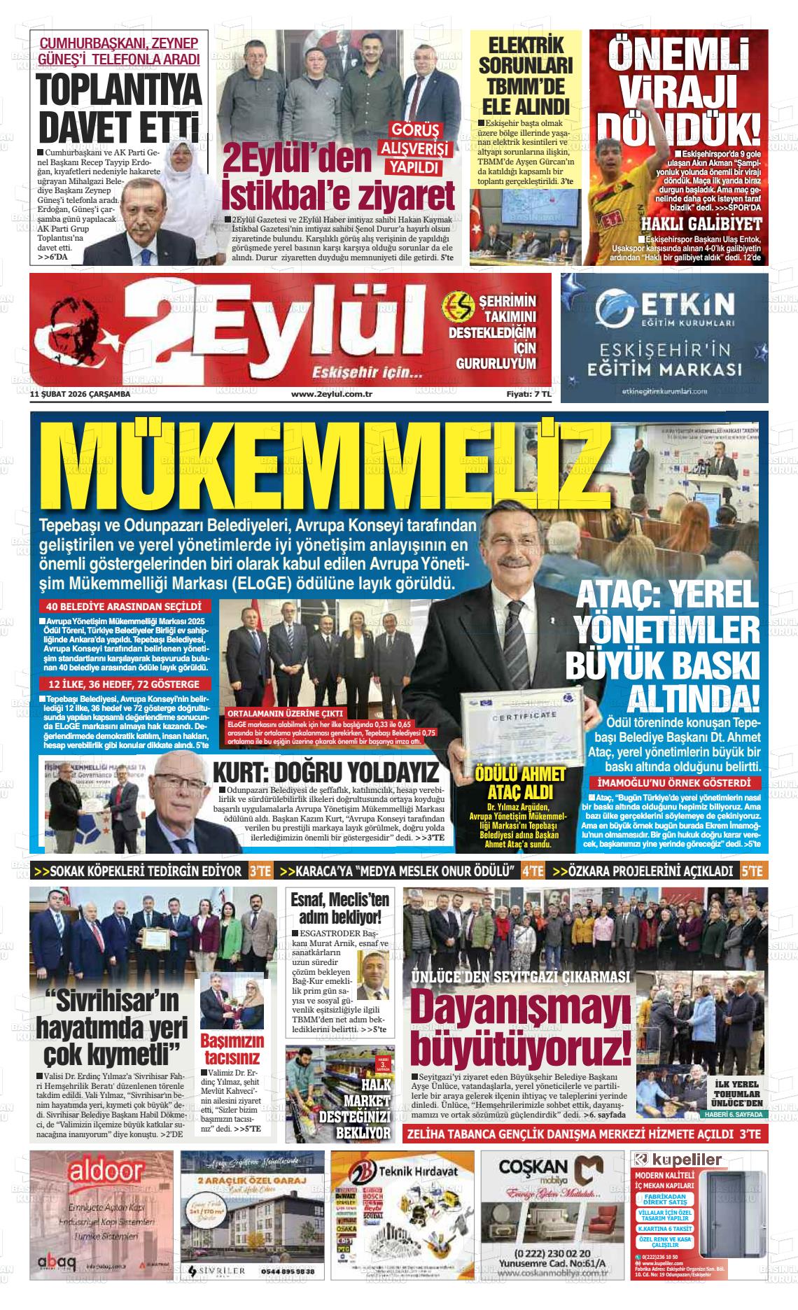 Eskisehir 2 Eylul 11.02.2026