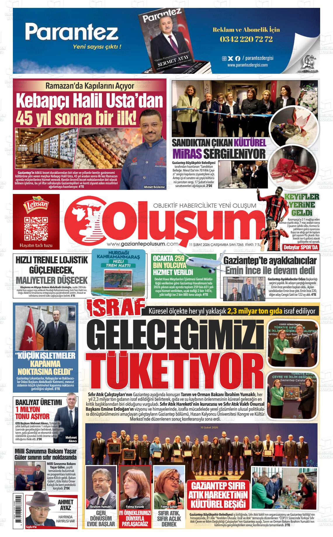 Gaziantep Olusum 11.02.2026