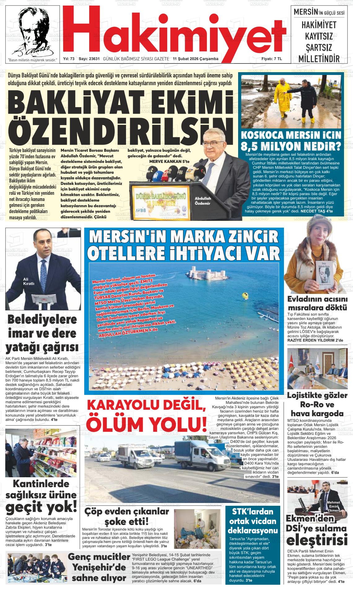 Konya Hakimiyet 11.02.2026