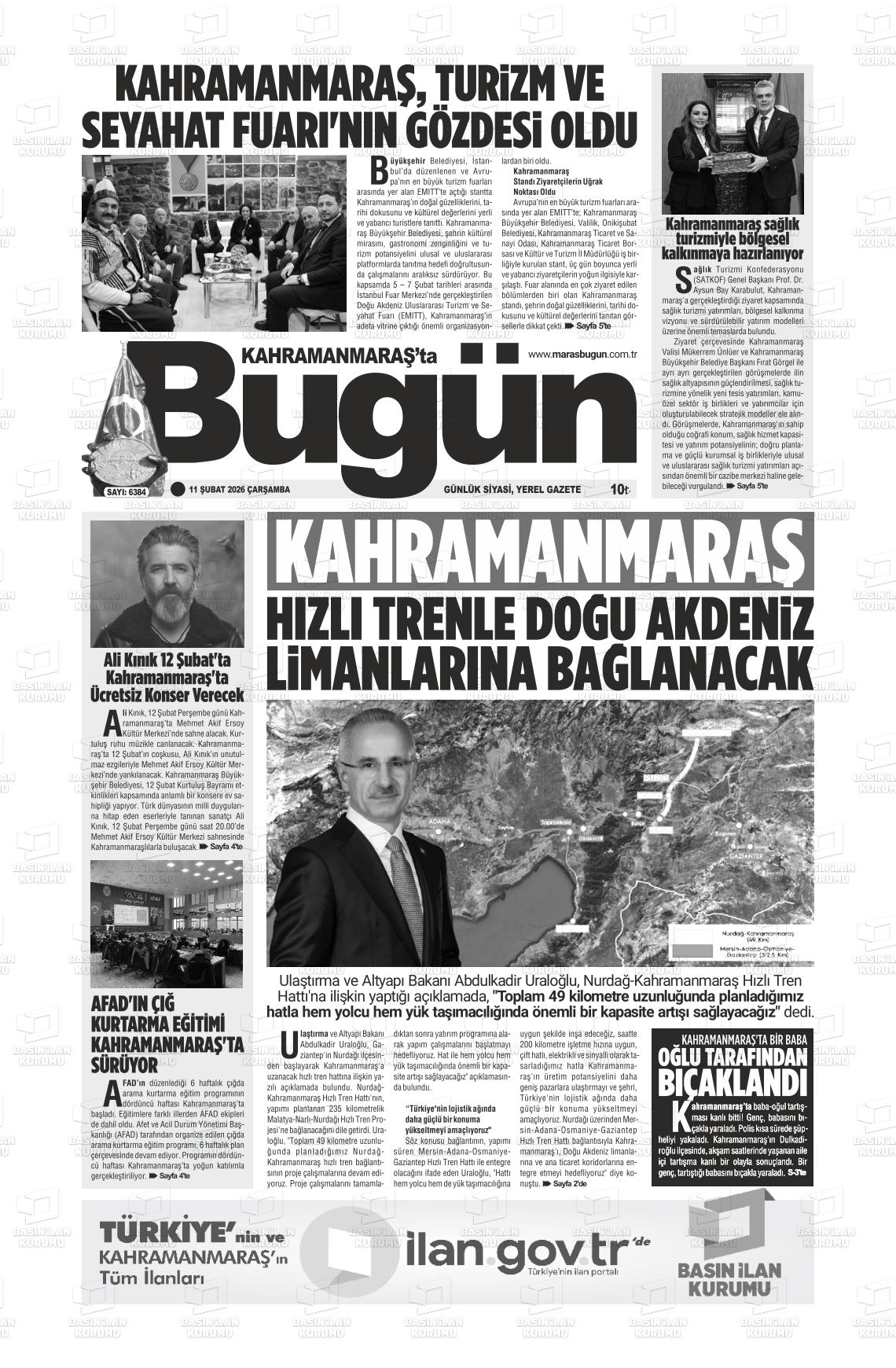 Kahramanmaras Tabugun 11.02.2026