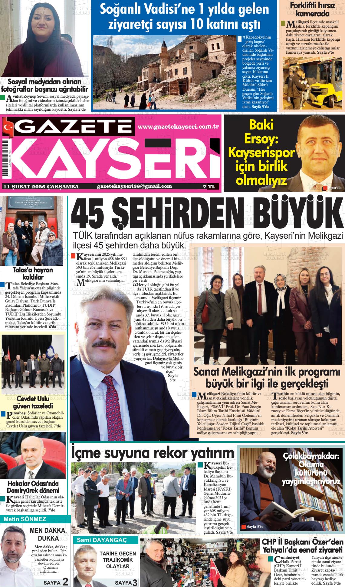 Kayseri Haber 38 11.02.2026