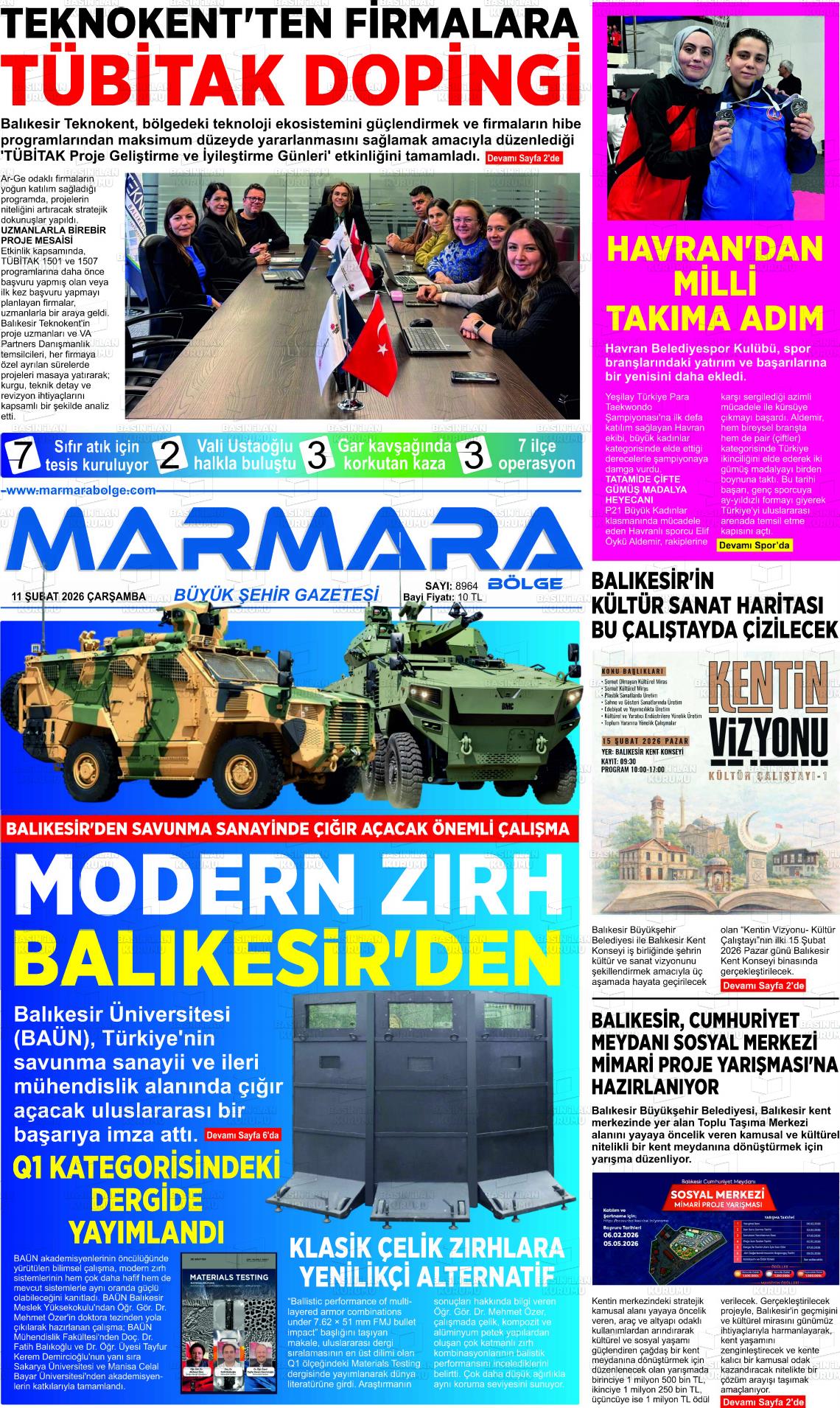 Balikesir Marmarabolge 11.02.2026