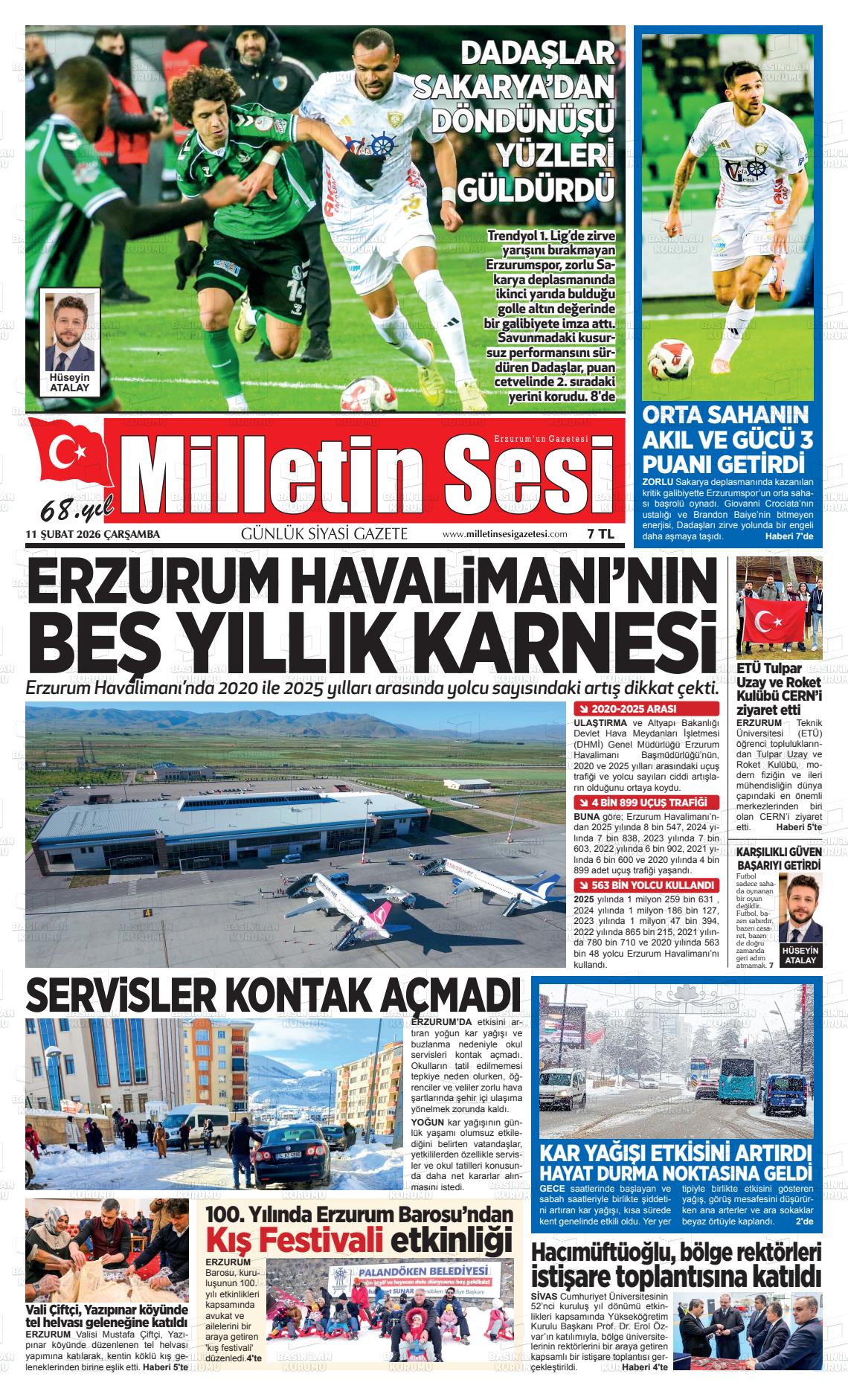 Erzurum Milletinsesi 11.02.2026