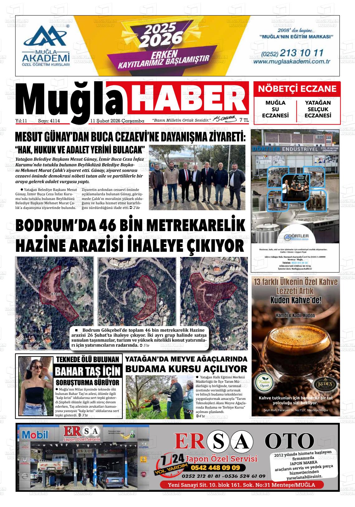 Mugla Haber 11.02.2026
