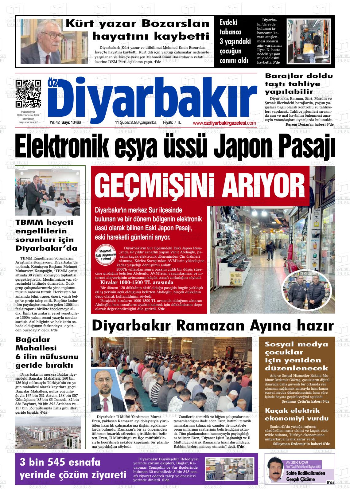 Diyarbakir Oz 11.02.2026