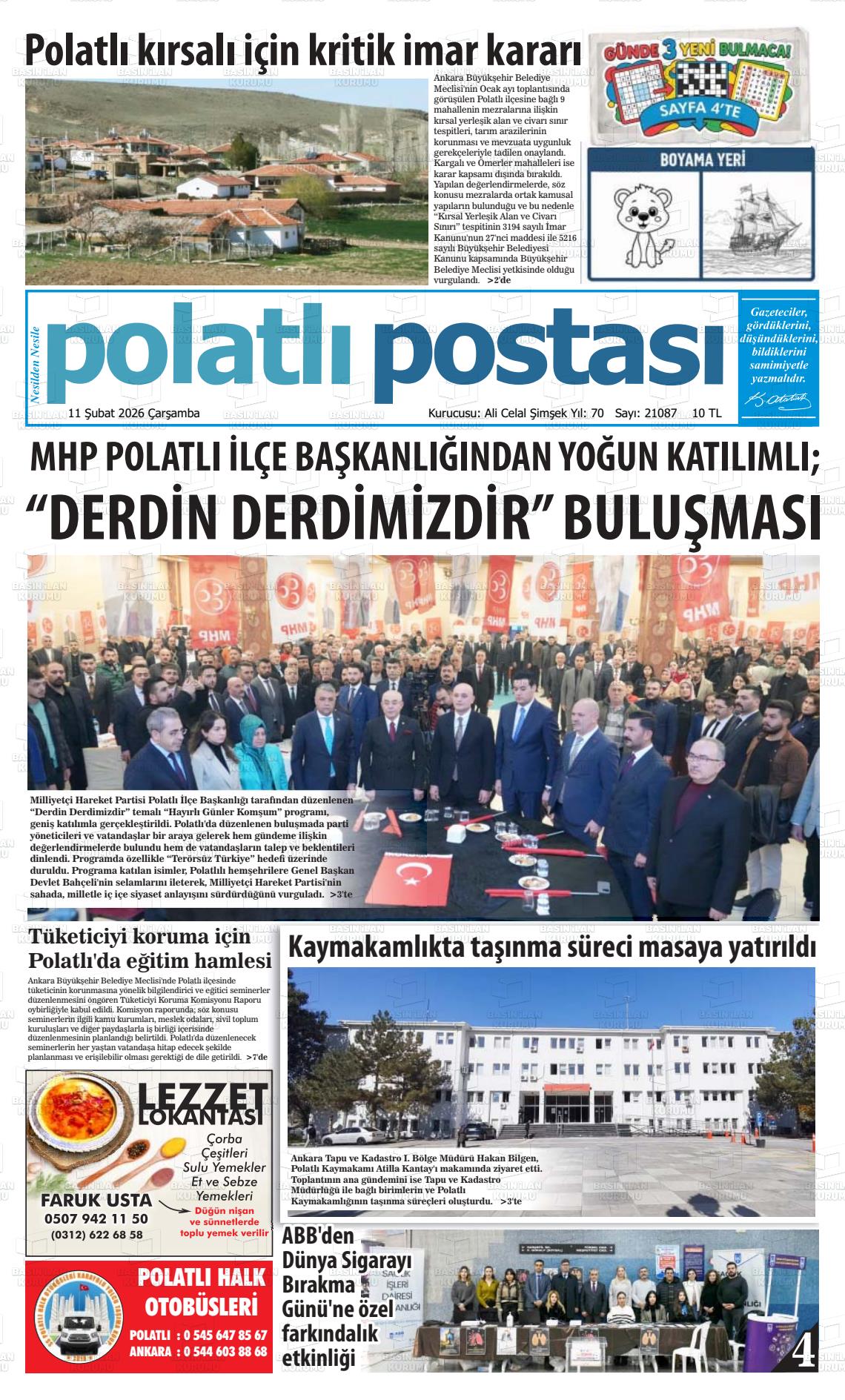 Ankara Polatlipostasi 11.02.2026