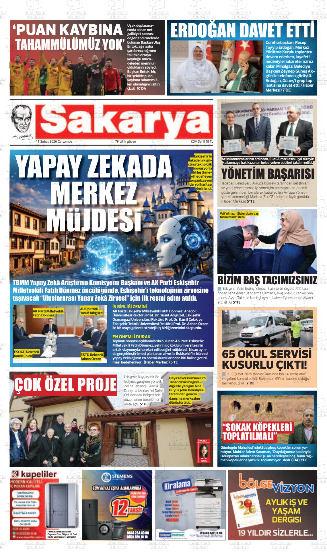 Eskisehir Sakarya 11.02.2026