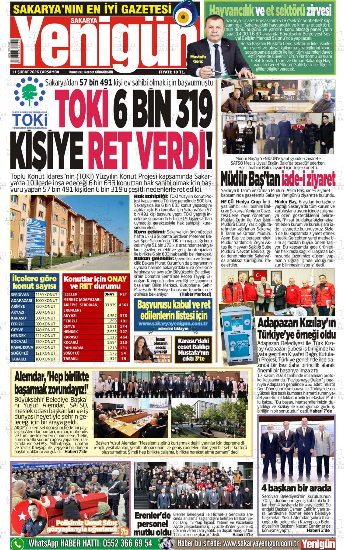Sakarya Yenigun 11.02.2026