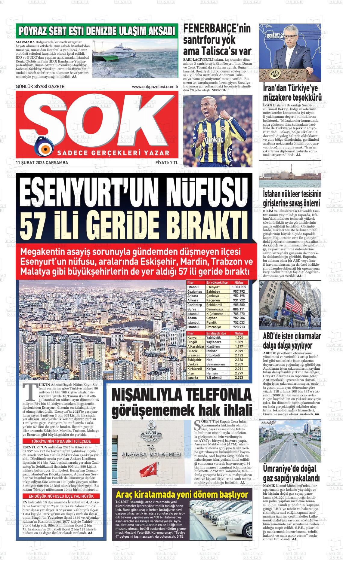 Istanbul Sok 11.02.2026