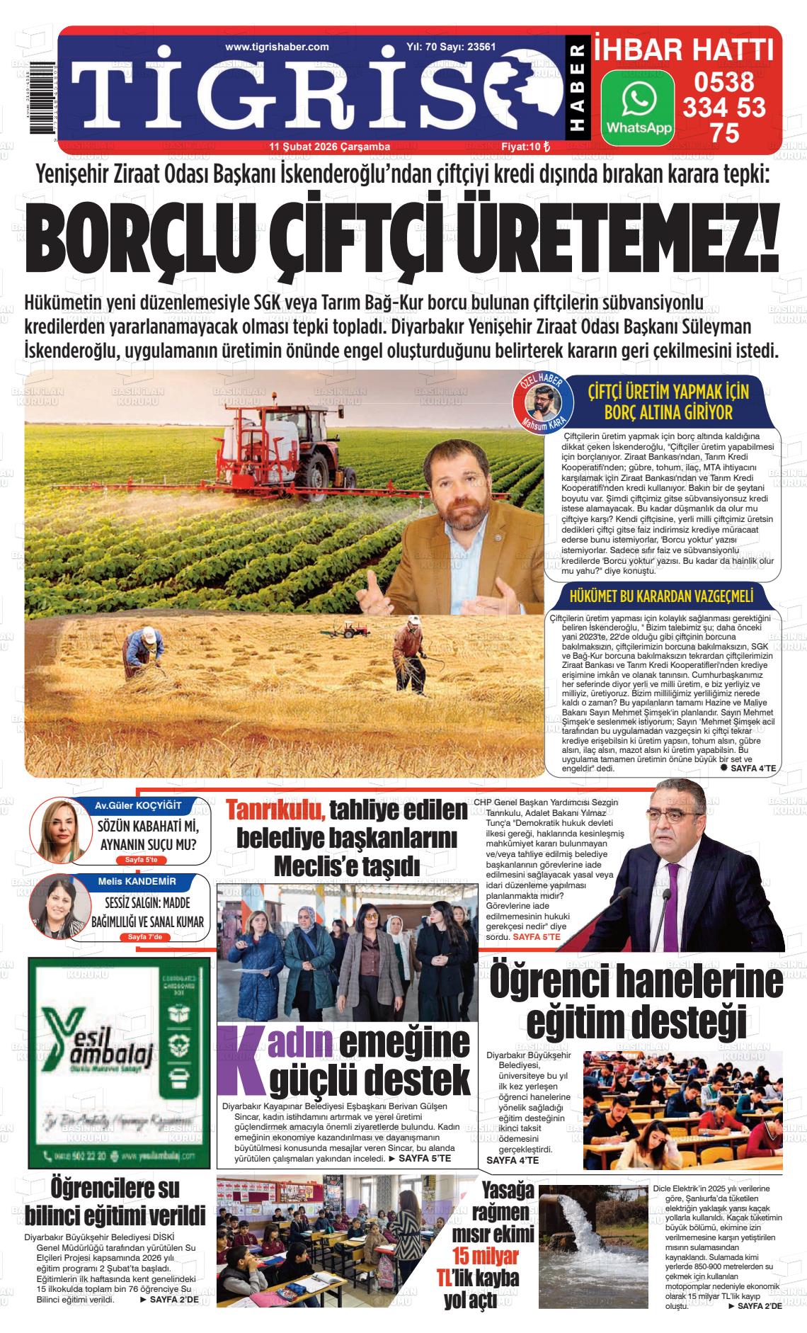 Diyarbakir Tirgis 11.02.2026