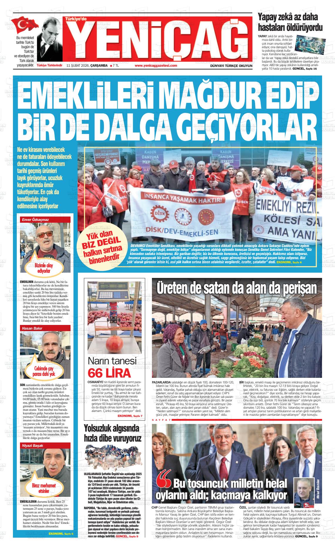 Istanbul Turkiyedeyenicag 11.02.2026