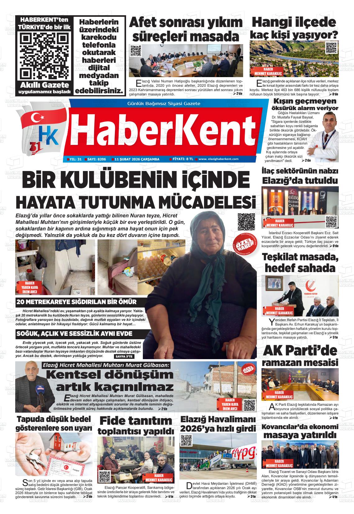 Elazig Yenicag 11.02.2026